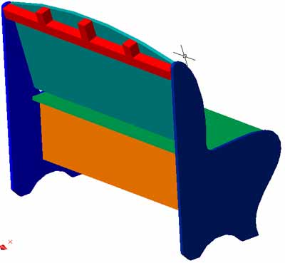 Угловой кухонный диван. Каркас